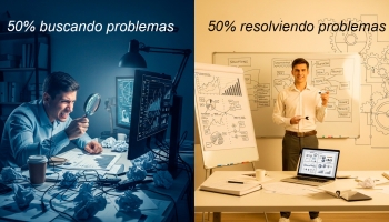 Estrategia 50%-50% Eficiencia Organizacional Moderna